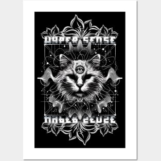 Occult Cat | Spiritual Cat | Spectral Cat Posters and Art